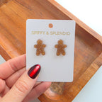 Gingerbread Man Studs