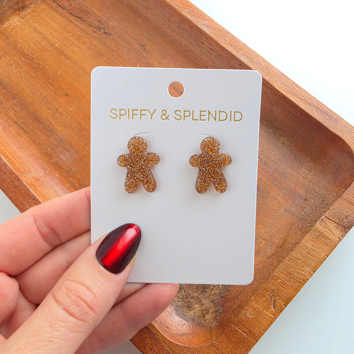 Gingerbread Man Studs