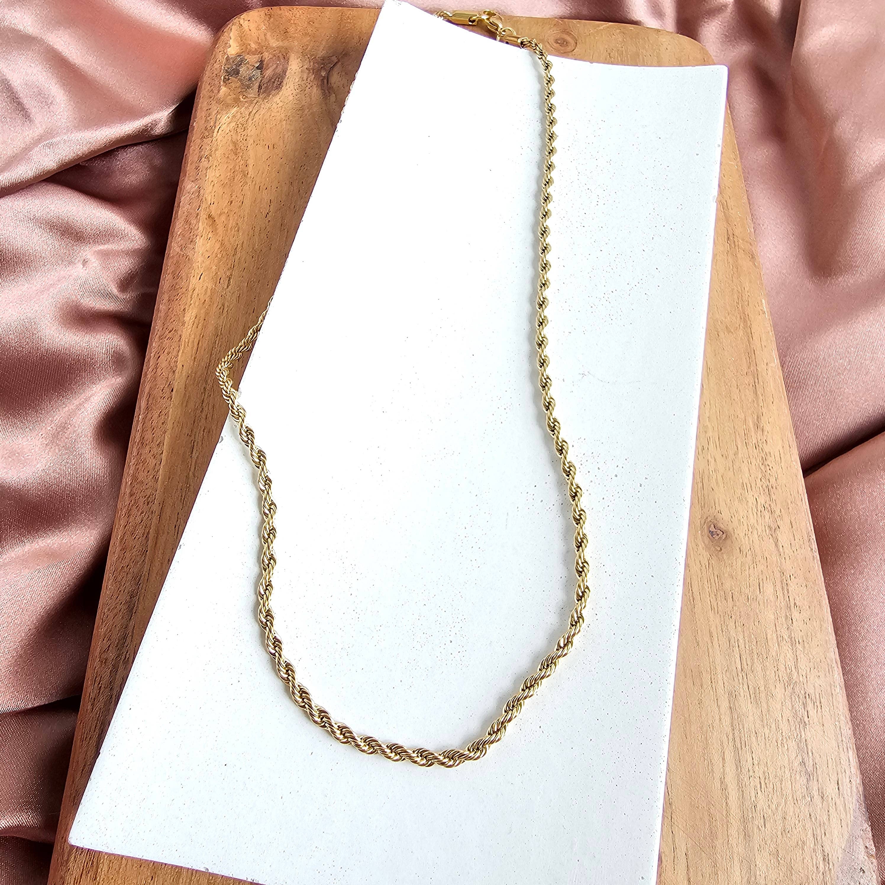Luxe Gold Rope Chain - 16"