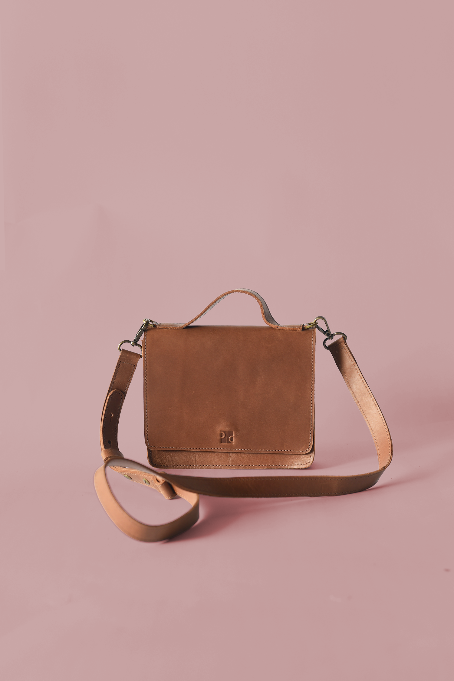 Small Brown Leather Crossbody Purse