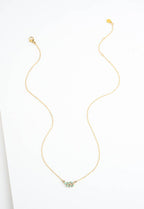 Rowen Leaf Necklace in Mint