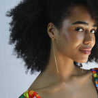 Detailed Chain Drop Earrings