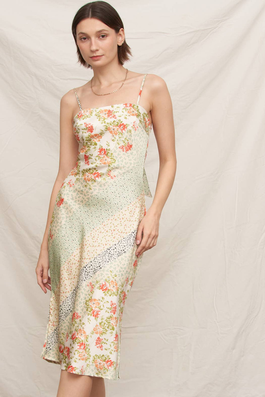 Sleeveless Cami Midi Dress