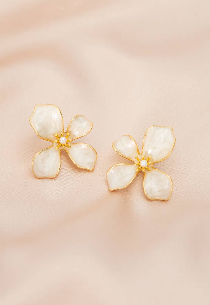 Hope in Bloom Flower Earrings