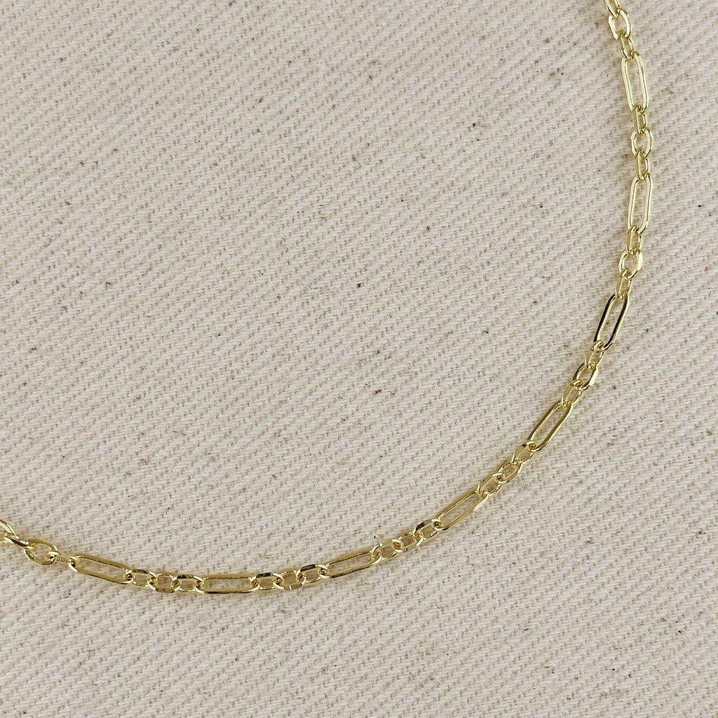 3x1 Alternated Paperclip Necklace