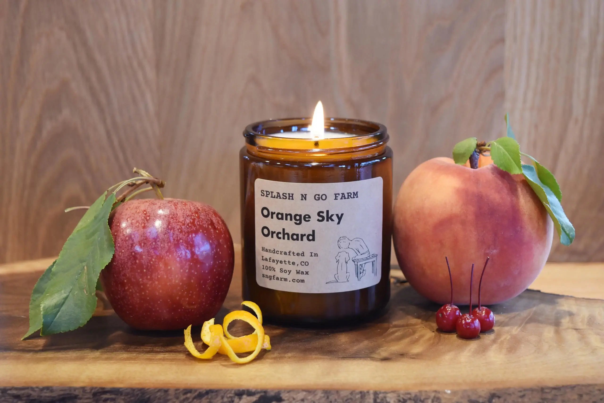 Orange Sky Orchard - 8 oz Soy Candle