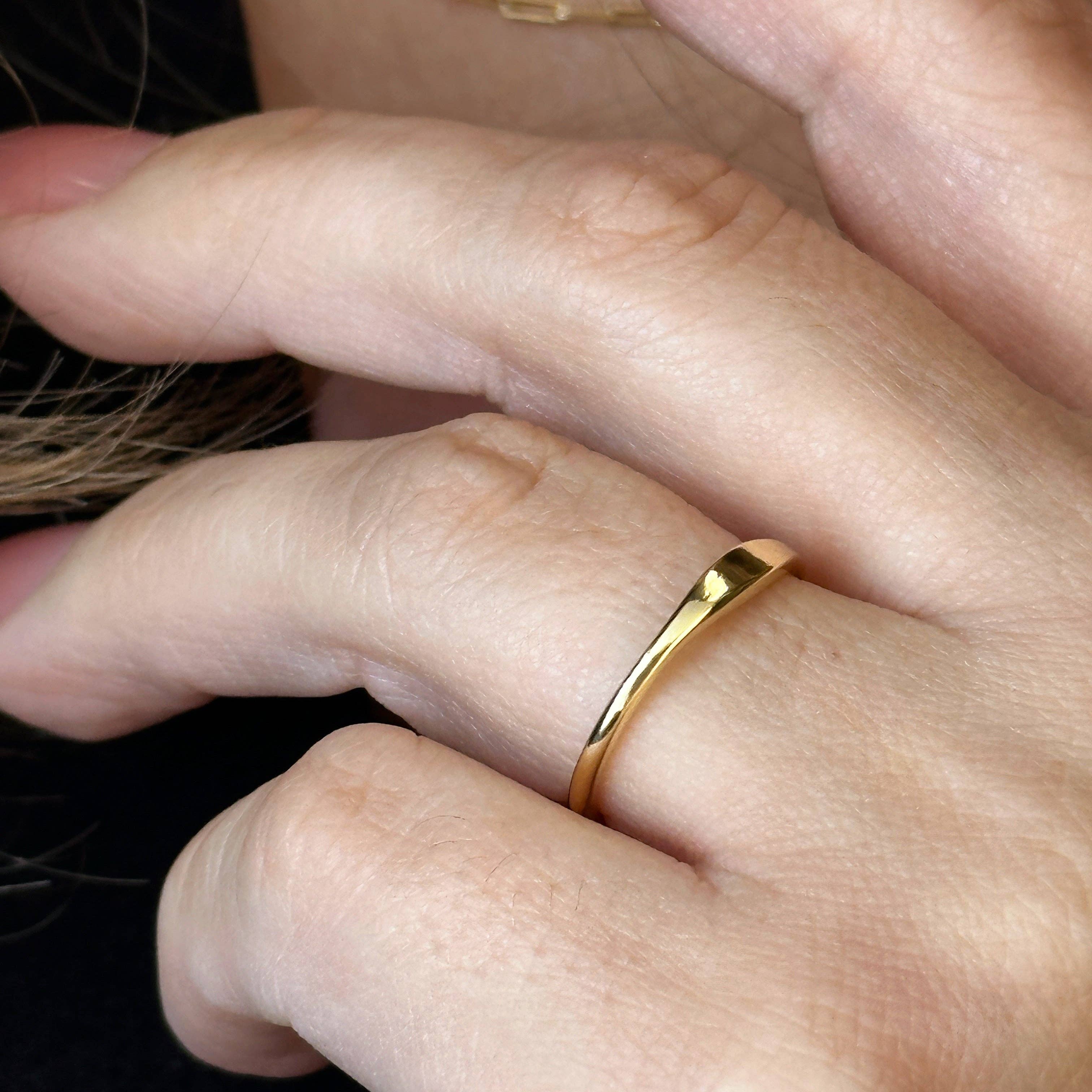 Flat Top Band Ring
