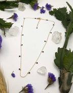 Stone Bead Choker Necklace