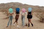 Vegan Suede Tear Drop Hat