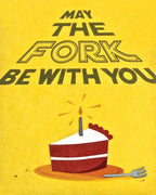 Fork Be With You Blank Greeting Card