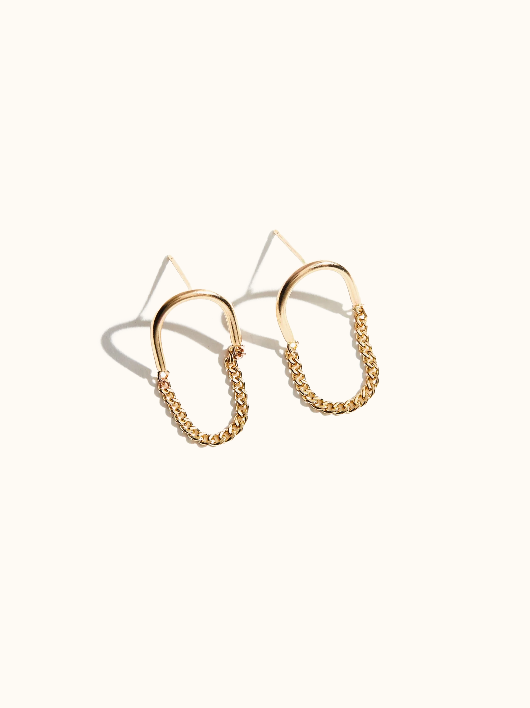 Arc Chain Earring