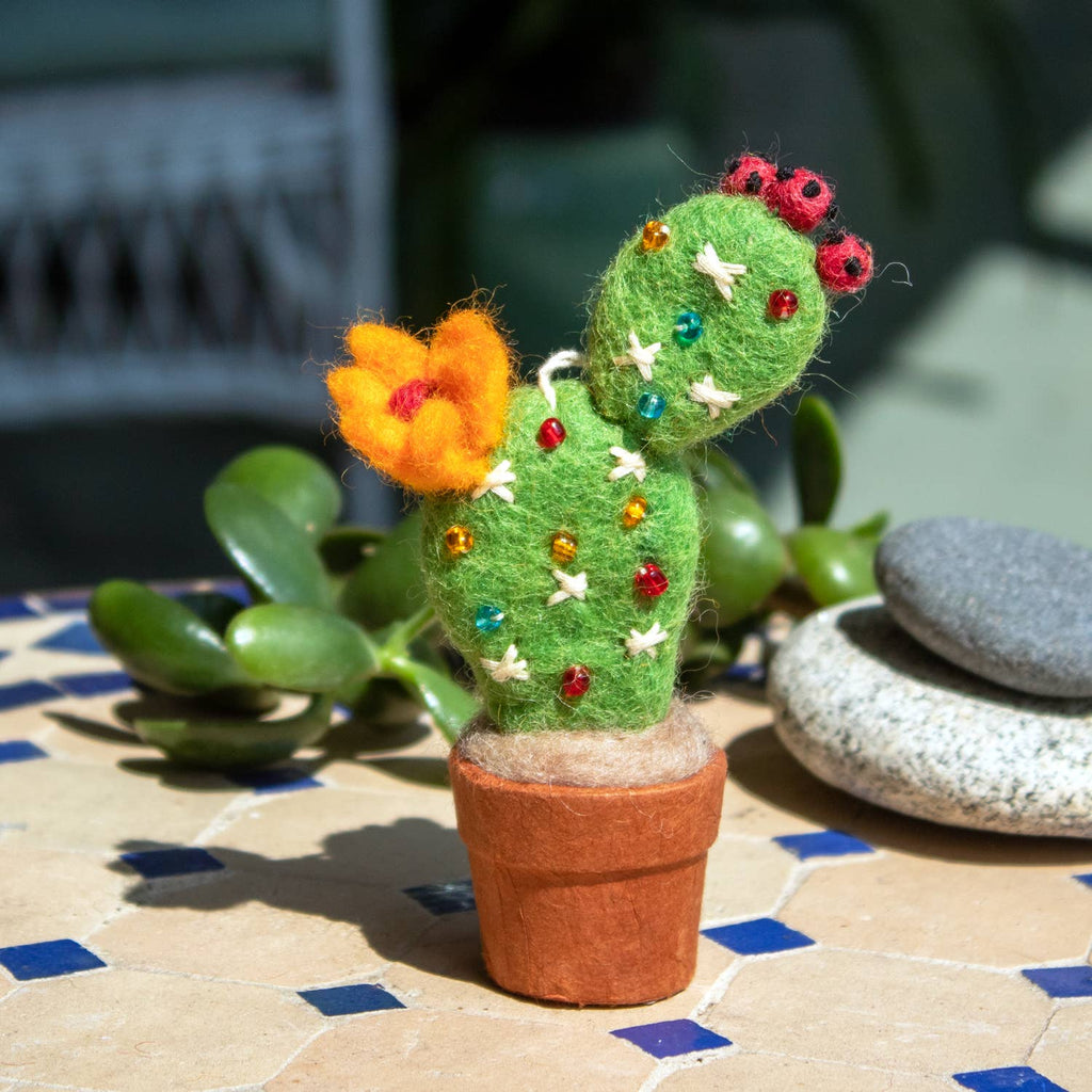 Prickly Pear Cactus Ornament