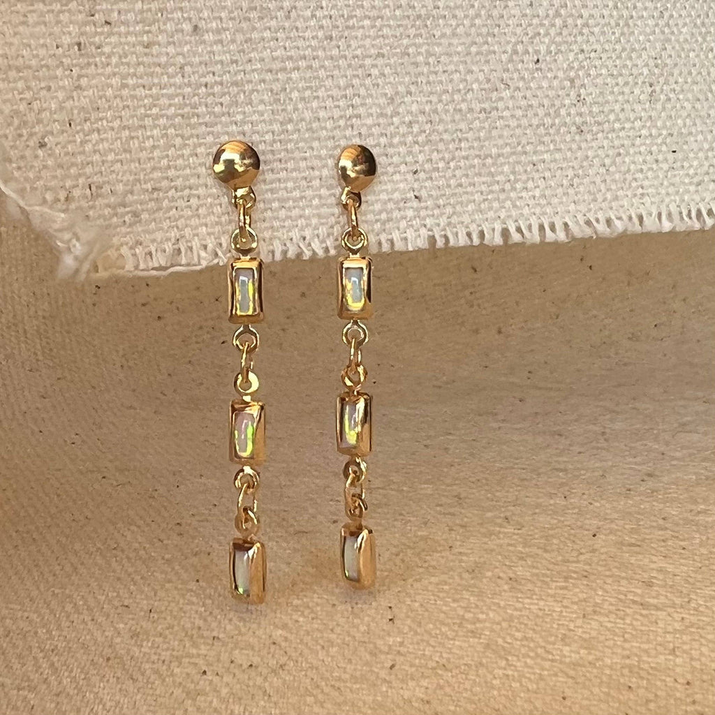 Opal Drop Earrings