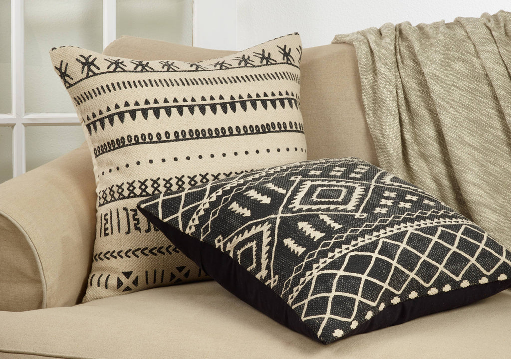 Mud Cloth Design Throw Pillow