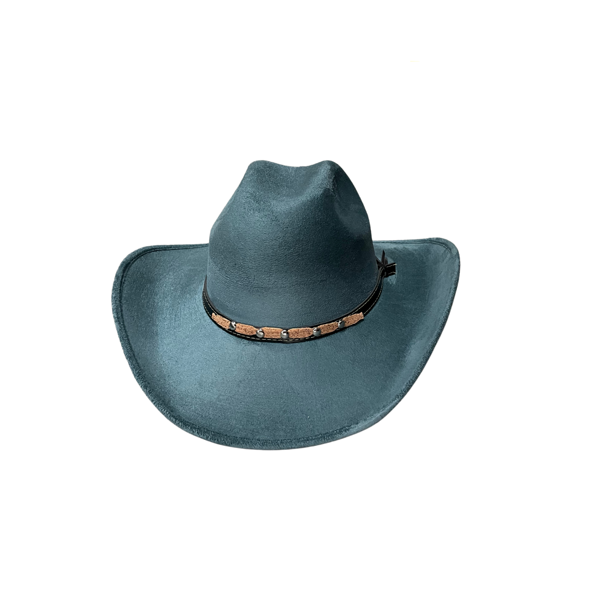 Vegan Suede Western Cowboy Hat