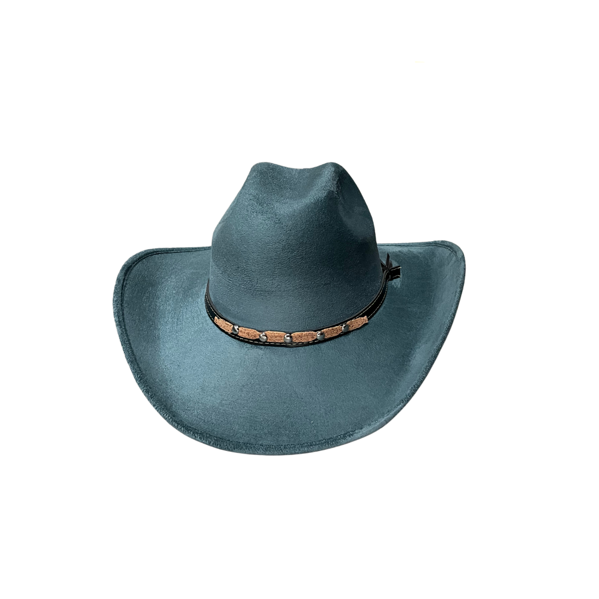 Vegan Suede Western Cowboy Hat