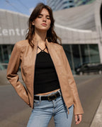 Marin Statement Buckle Leather Belt