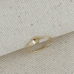 Slim Flat Disc Ring