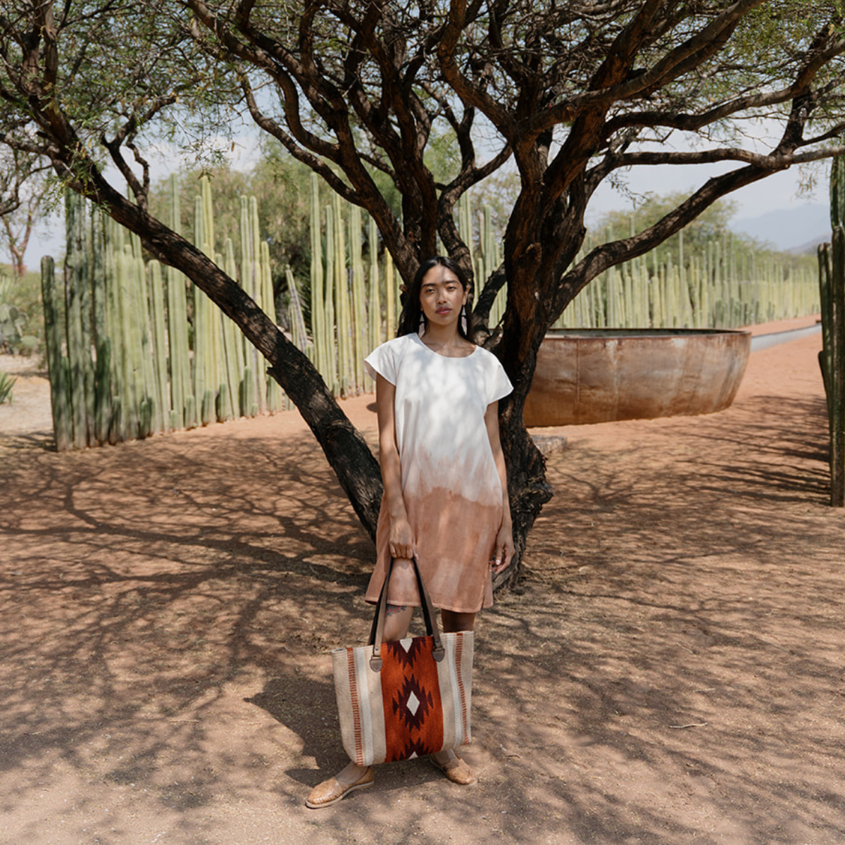 Adobe Rosa Zapotec Wool Tote