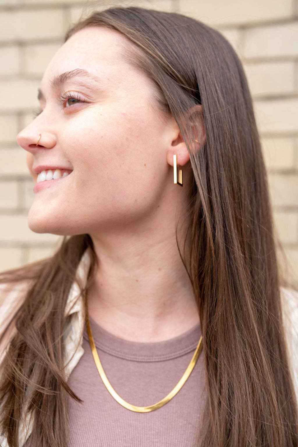 Luxe Gold Goldi Hoop Earrings