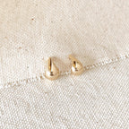10mm Teardrop Stud Earrings