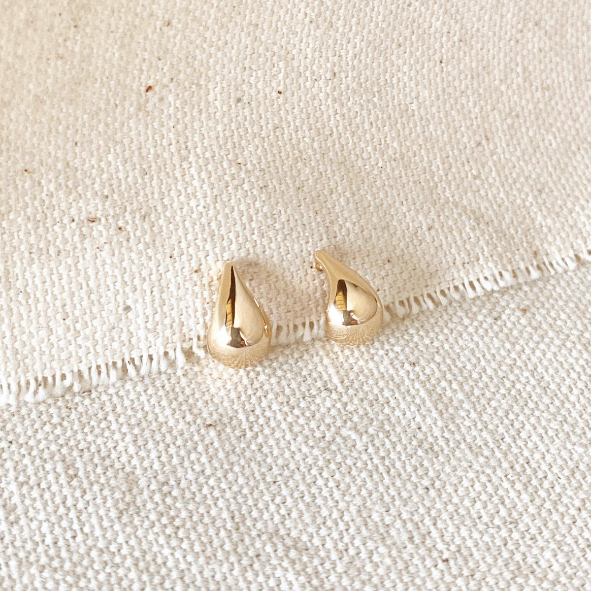 10mm Teardrop Stud Earrings