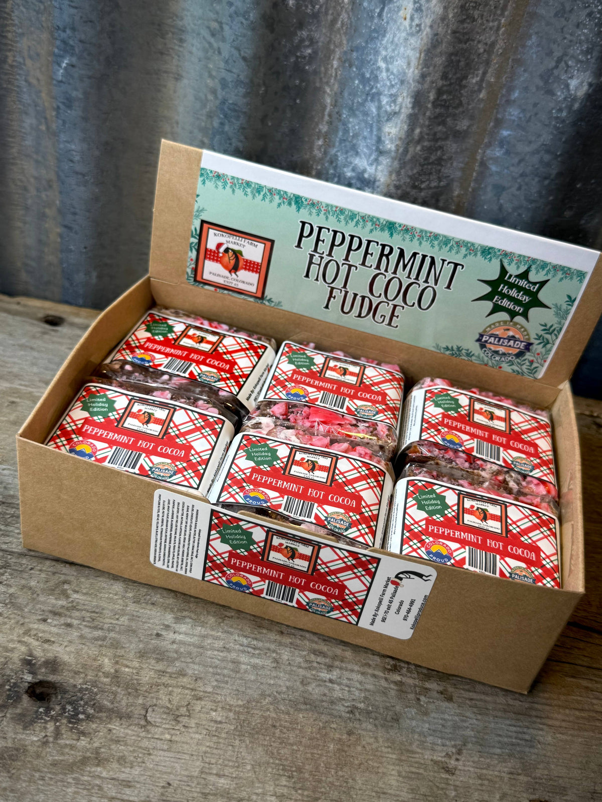 Peppermint Hot Cocoa Fudge