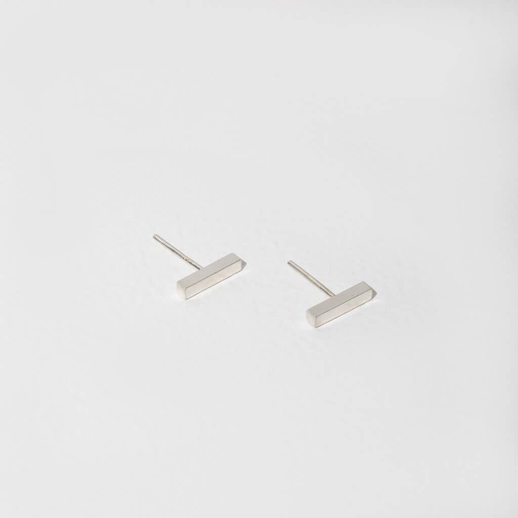 Twig Stud Earrings | Sterling Silver