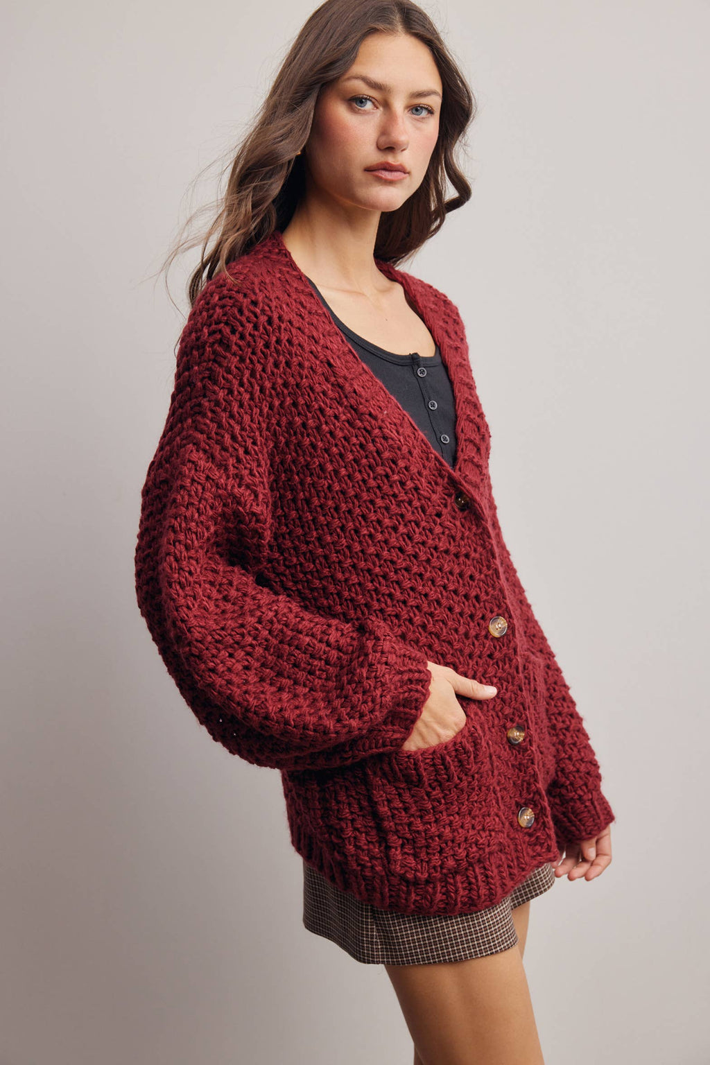 Handmade Chunky Knit Cardigan