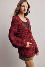 Handmade Chunky Knit Cardigan
