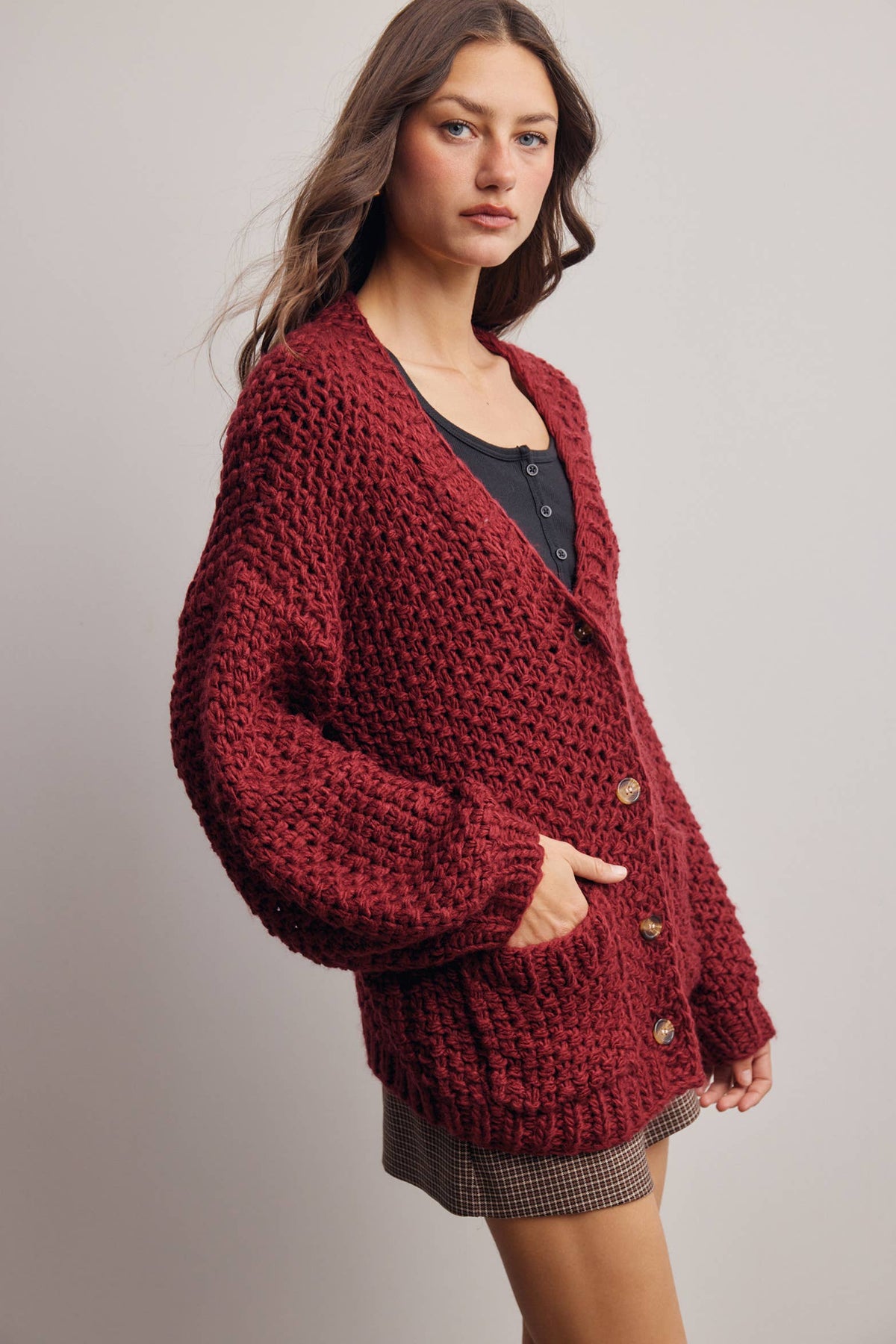 Handmade Chunky Knit Cardigan