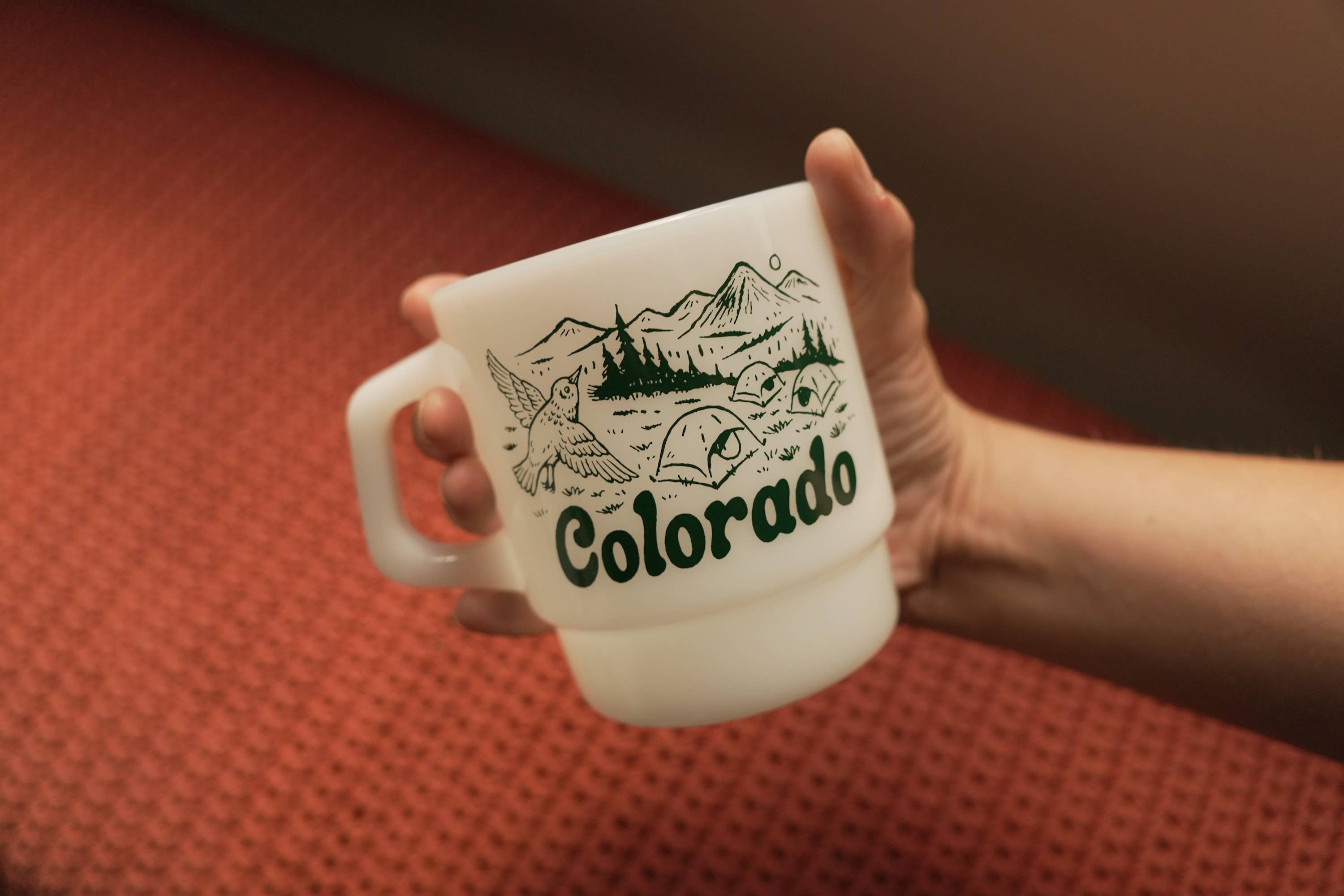 Colorado Milk Glass