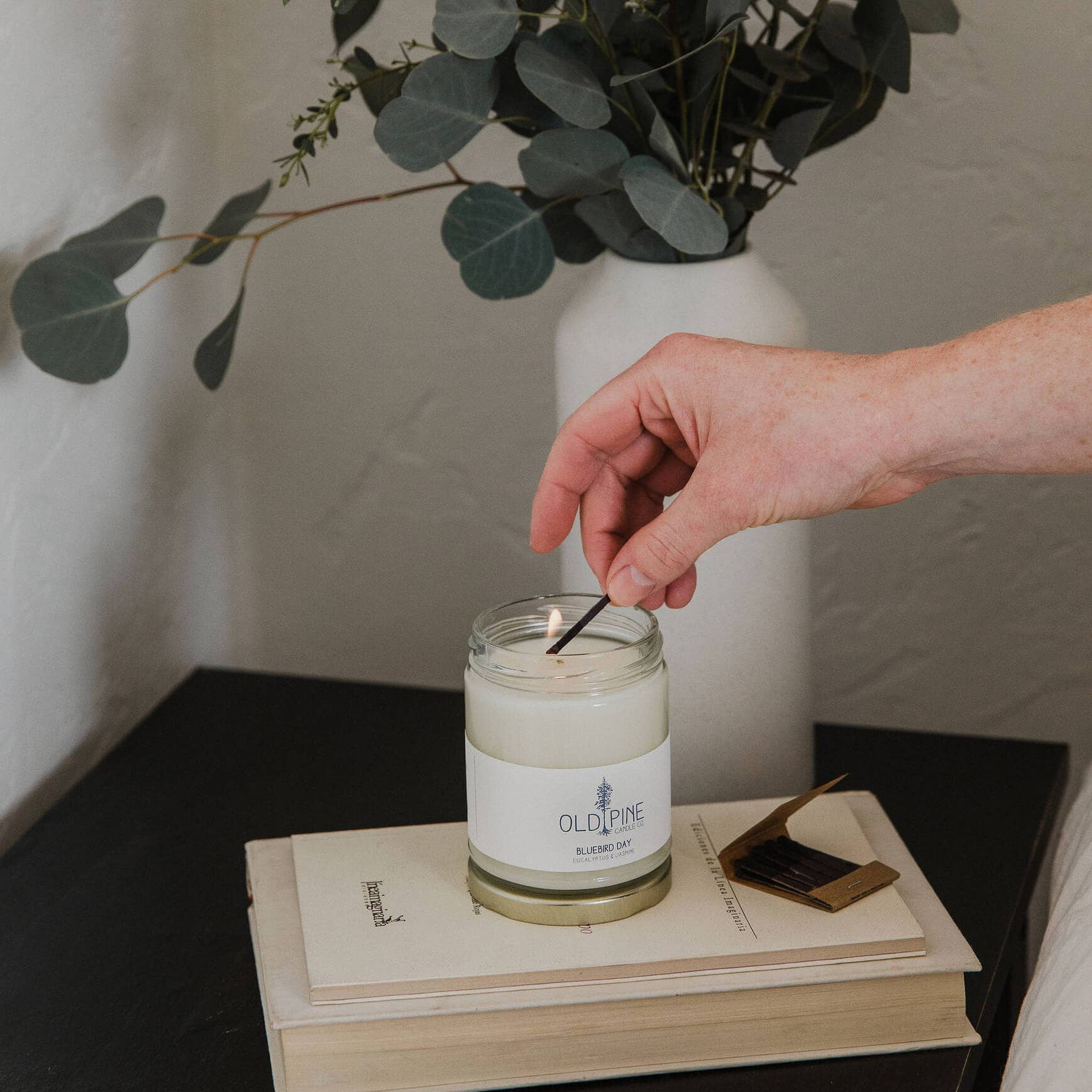 Bluebird Day Candle