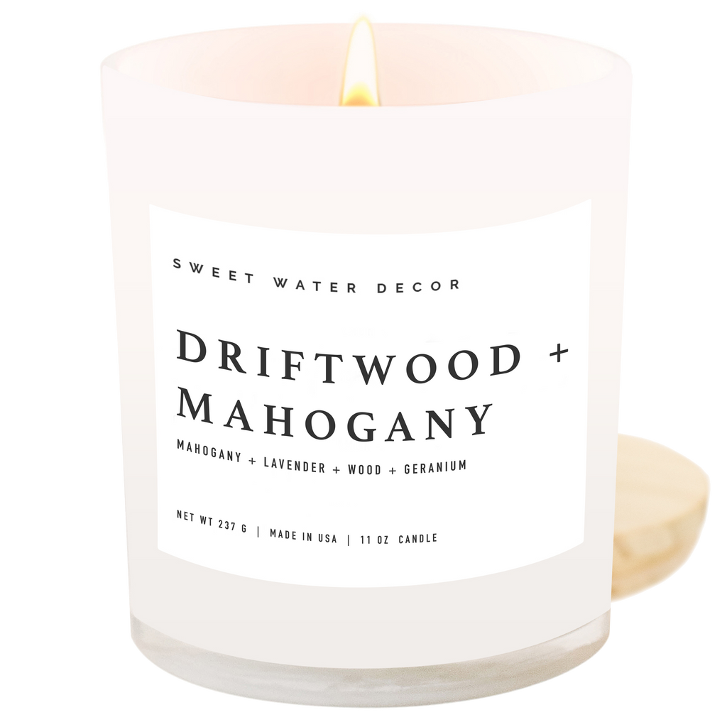 Driftwood and Mahogany 11 oz Soy Candle