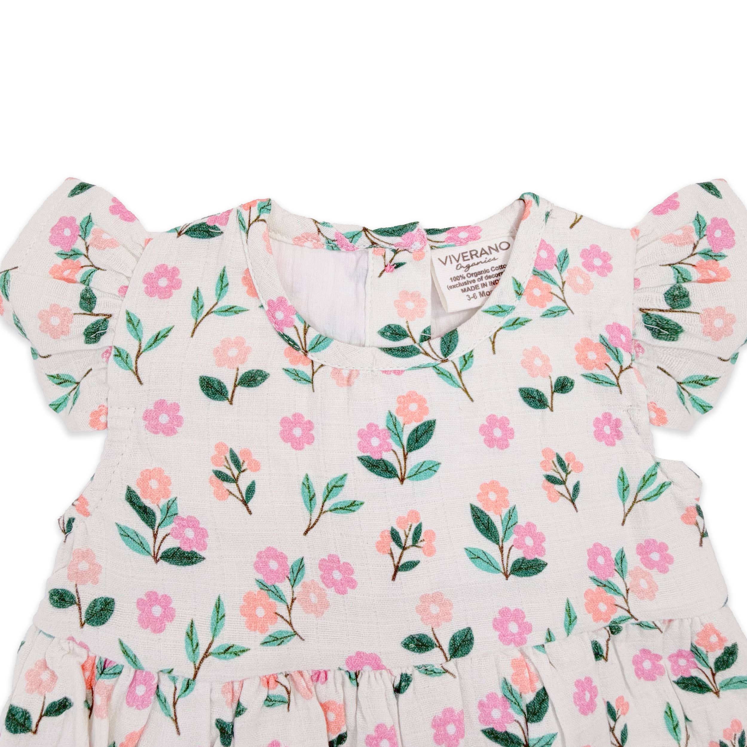 Bloom Baby Ruffle Romper + Headband (Organic Muslin)