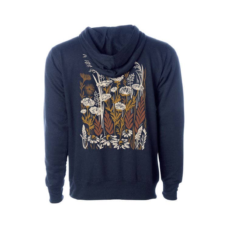 Wild Field Unisex Hoodie - Navy