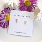 Tiny Tulip Stud Earring