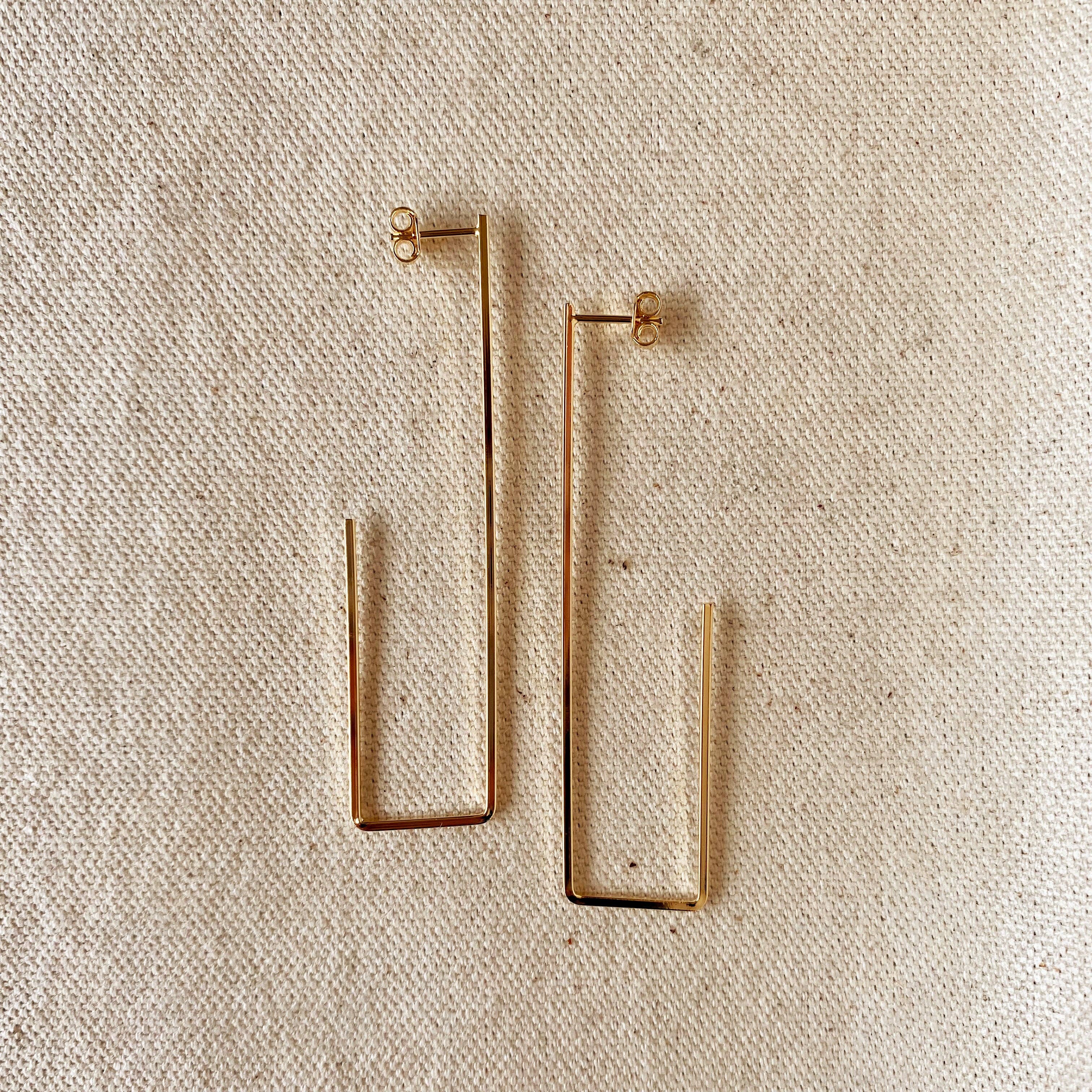 Rectangle Shaped Earrings