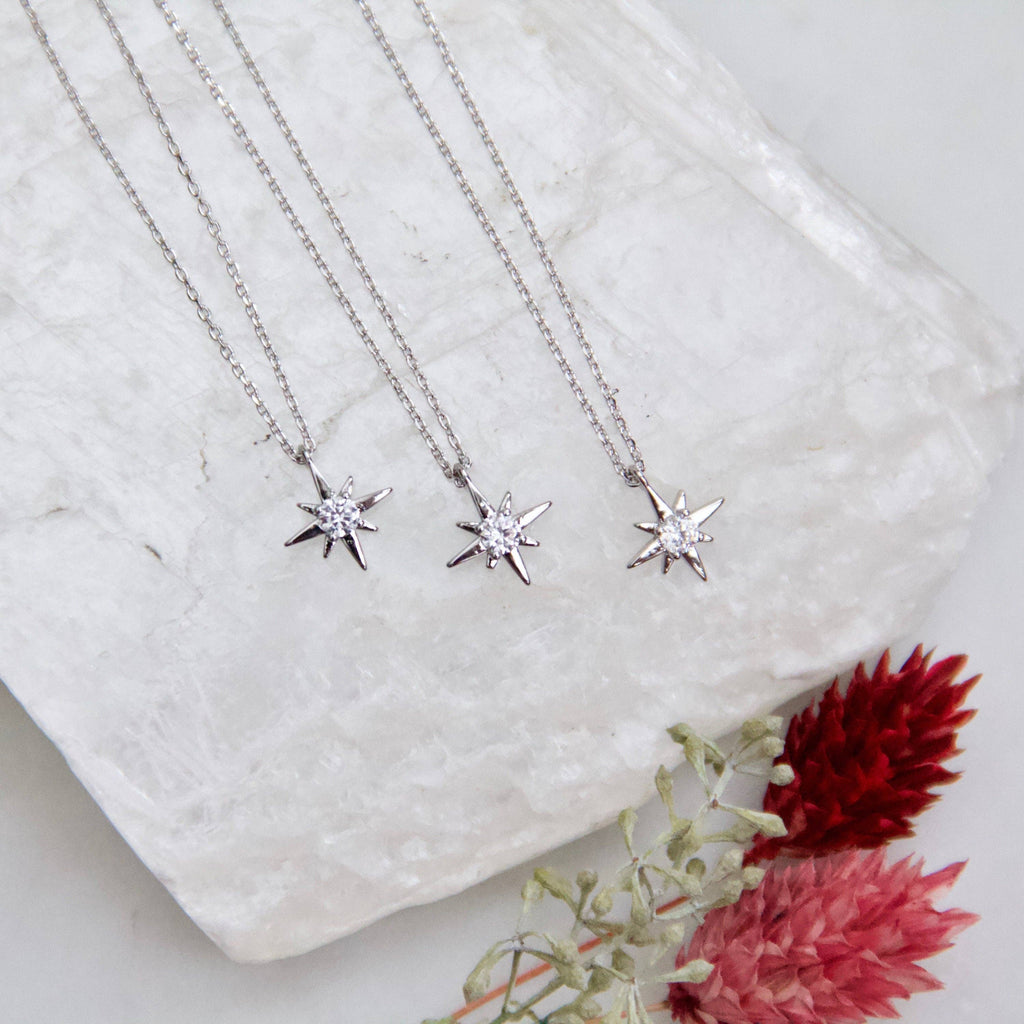 Mini CZ Star Necklace
