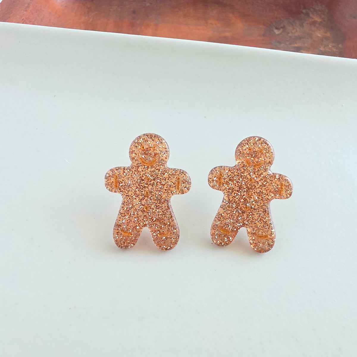 Gingerbread Man Studs