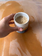 Handmade Ceramic Earth Lines Tumbler