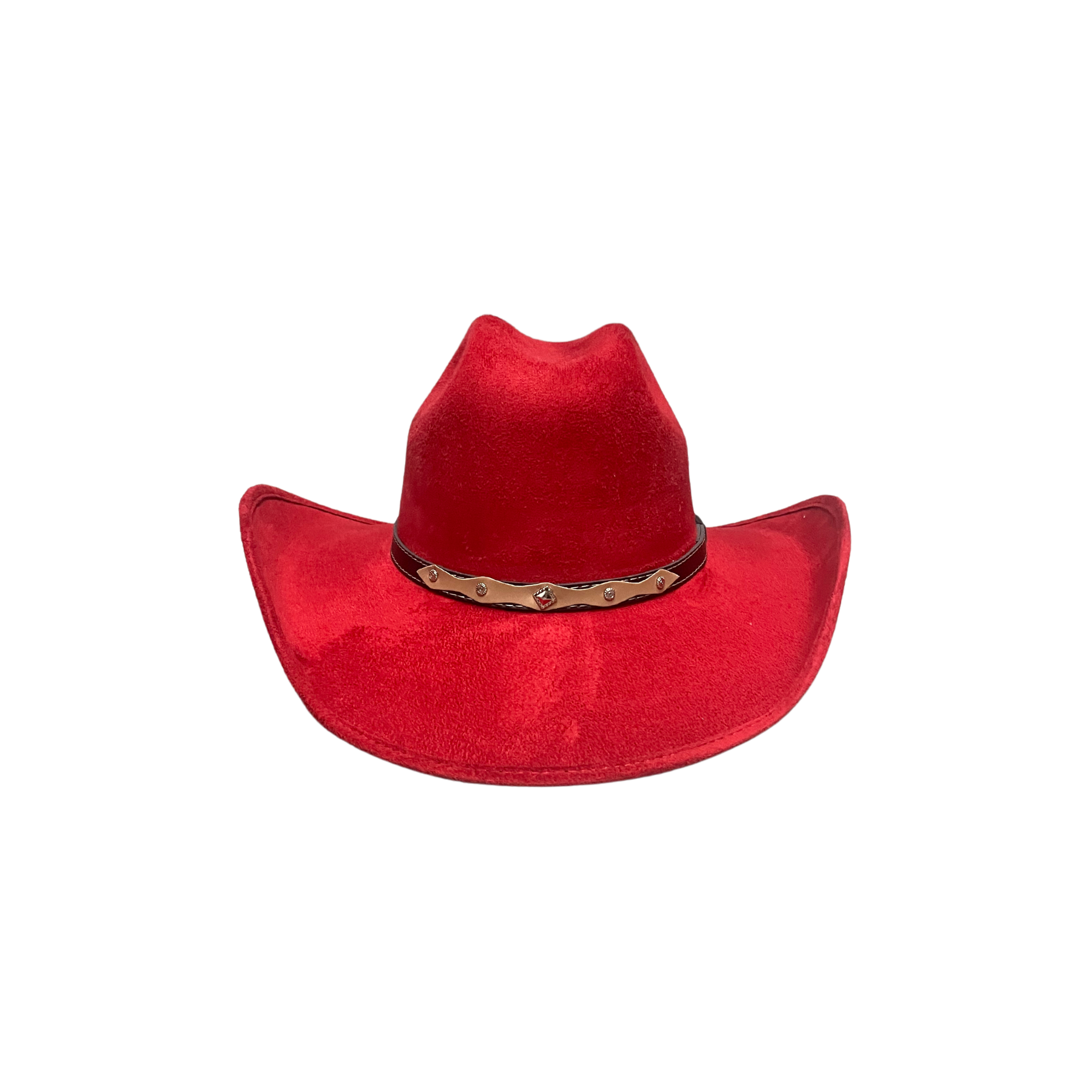 Vegan Suede Western Cowboy Hat