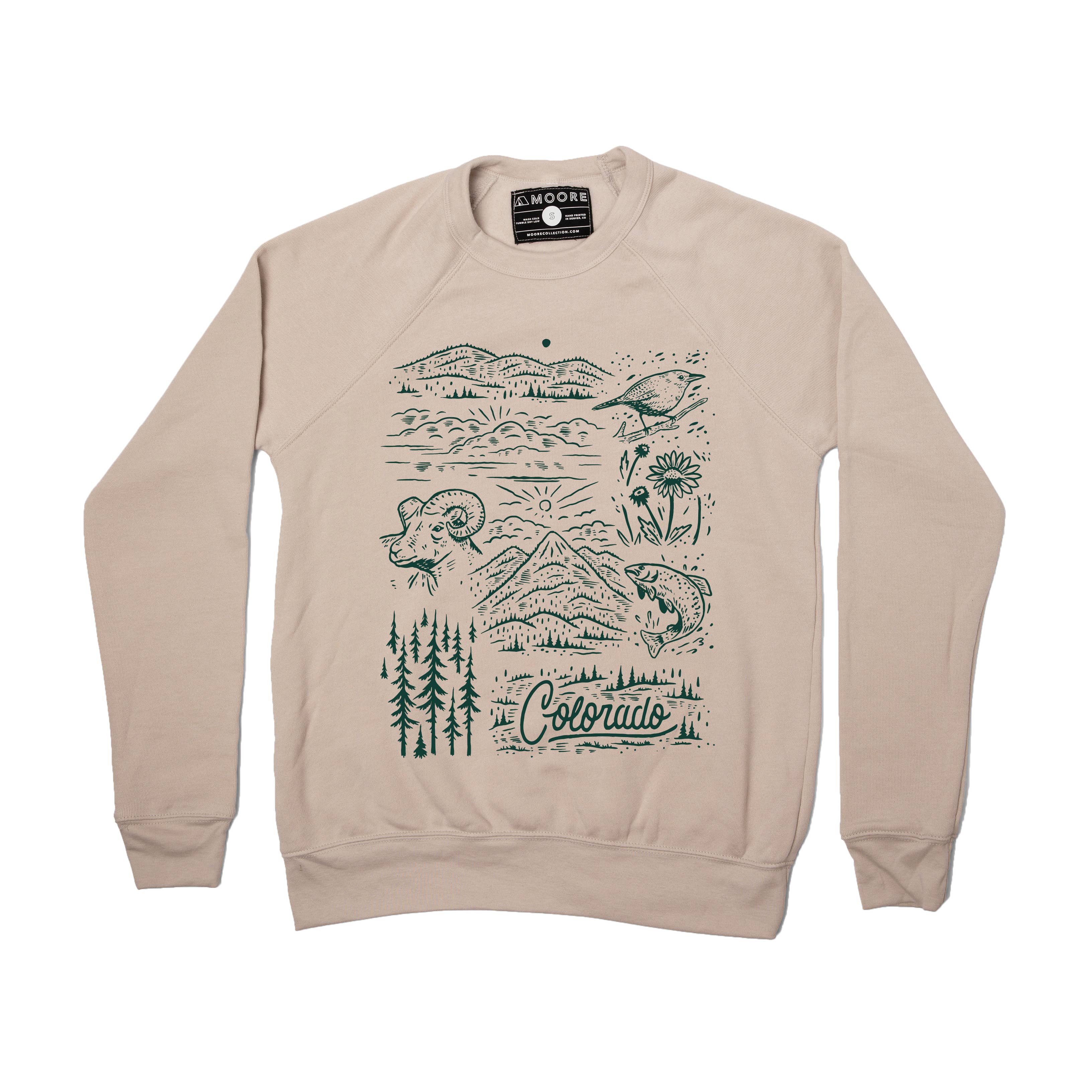Colorado Crewneck Sweatshirt Dust