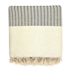 Plush Wavy Turkish Throw Blanket