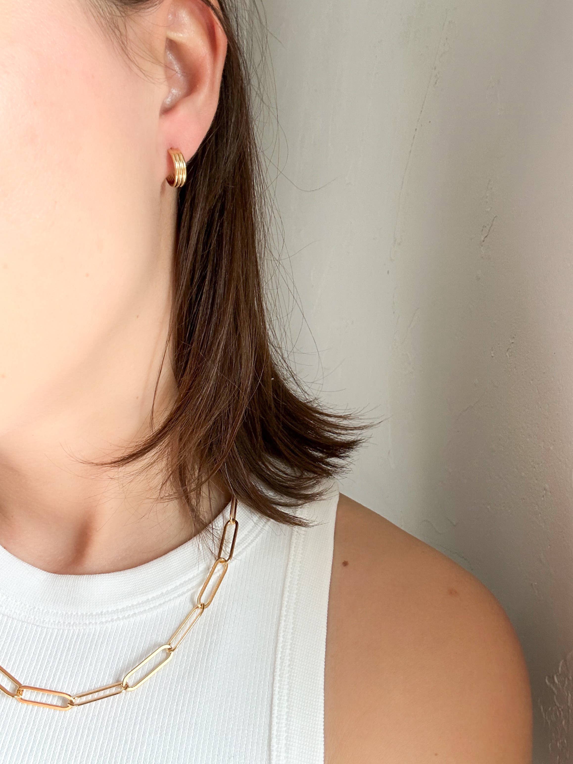 Triple Hoop Earrings | Gold Fill