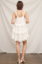 Sleeveless Ruffle Tiered Mini Dress