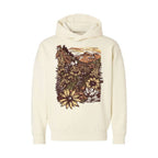 Flower Meadow Hoodie - Heather Natural