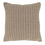 Geometric Glam Dashed Woven Throw Pillow