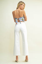Patch Pocket Wide Leg - OFF WHITE