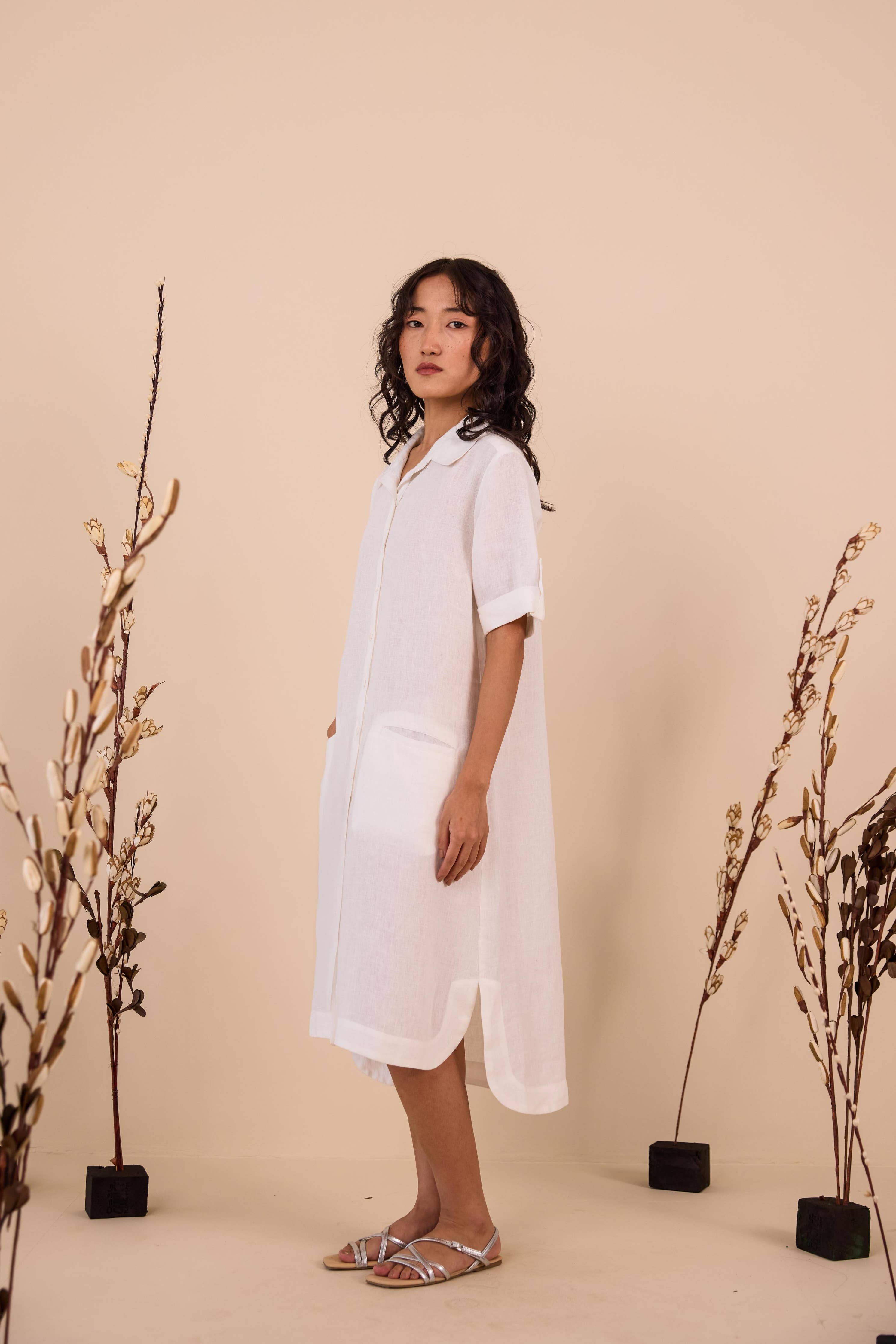 Linen Beatrice Dress